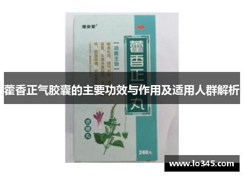 藿香正气胶囊的主要功效与作用及适用人群解析